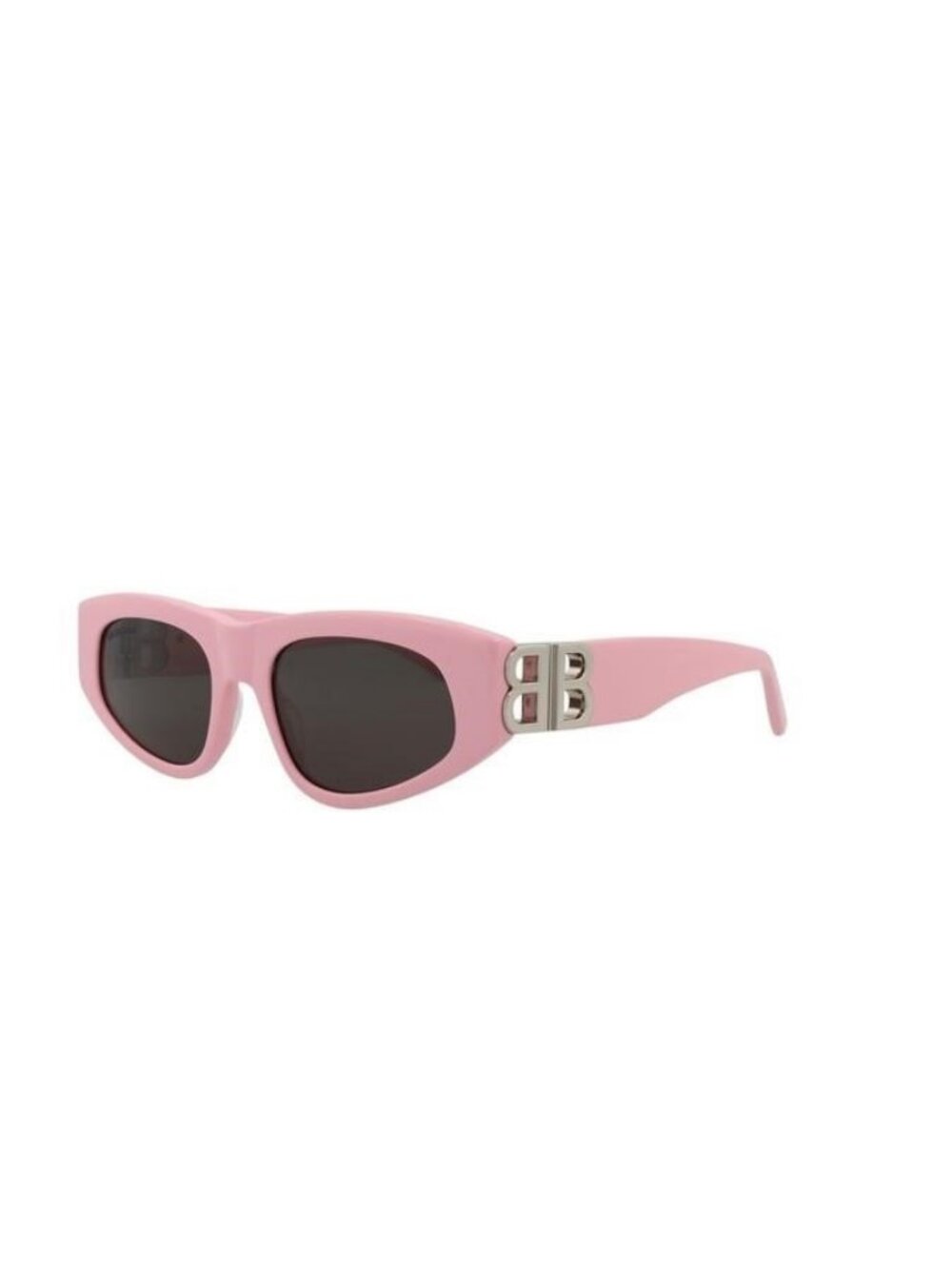 New Balenciaga Womens Cat Eye Pink Silver Grey Fashion Designer Sunglasses